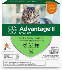 Advantage II For Cats Under 9 lbs 4 Pack